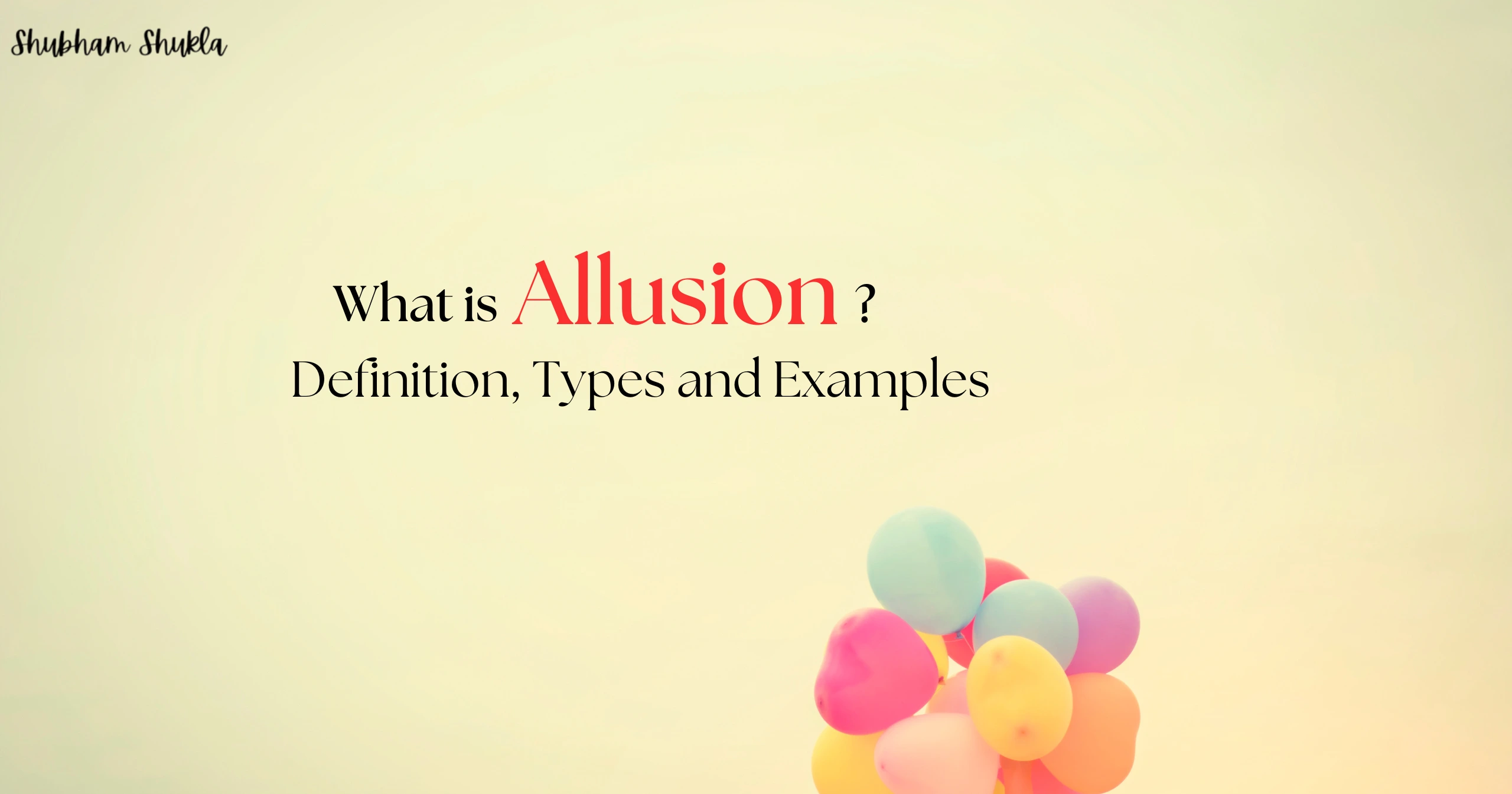 What is allusion Definition, Types and Examples